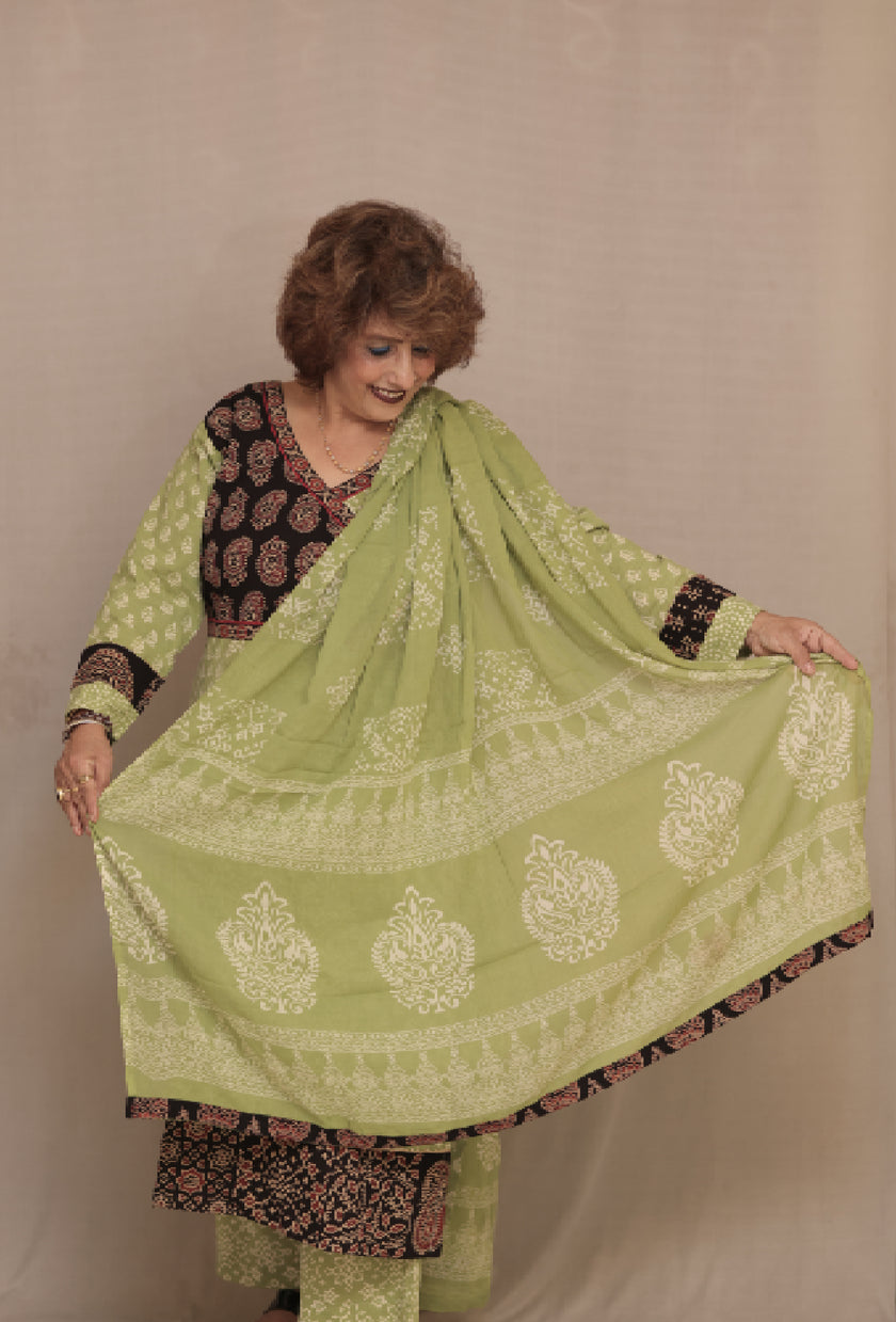 Dabu hand block hand printed