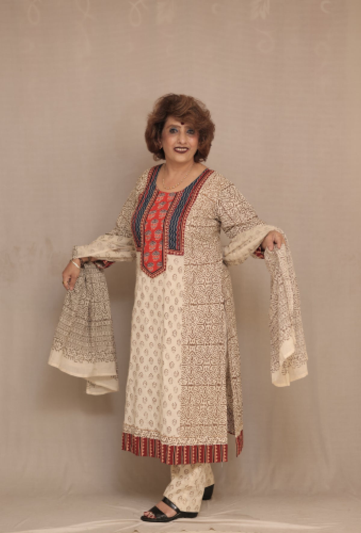 Cotton 3-Piece Suit Occur Color